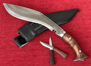 Hand-forged Gurkha Bhojpure Khukuri Khukri Kukri Knife 10-Inch Full Tang